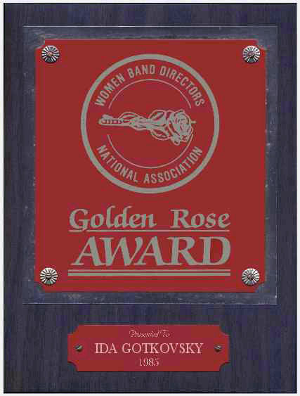 Golden Rose award